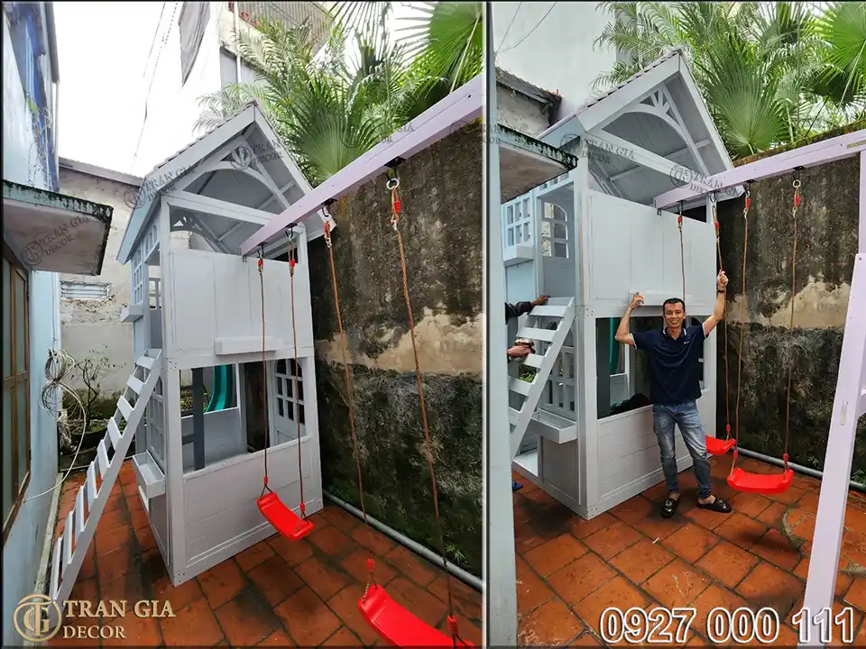 Bàn giao nhà liên hoàn cho bé