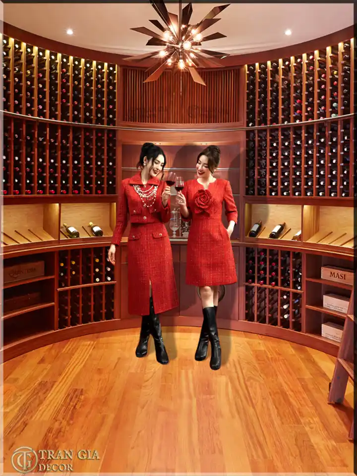 Tạo ra sự sang trọng và đẳng cấp: Thiết kế phòng VIP nhà hàng bởi Trần Gia Decor 20 Xu hướng check in hầm rượu view 2