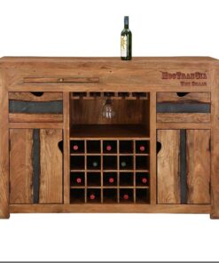 Mẫu tủ rượu 001 12 Mẫu tủ rượu gỗ sồi 001