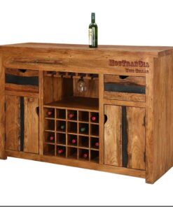 Mẫu tủ rượu 001 11 Mẫu tủ rượu gỗ sồi 001