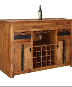 Mẫu tủ rượu 001 10 Mẫu tủ rượu gỗ sồi 001