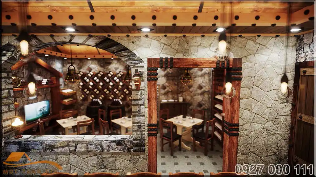 Thiết kế hầm rượu - Mẫu 003 6 Thiết kế hầm rượu mẫu 003