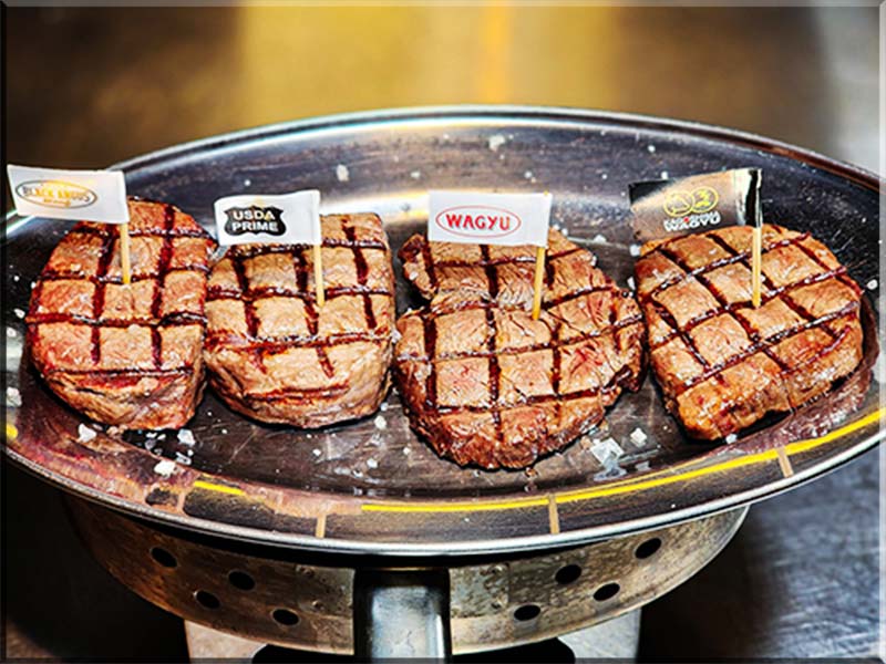 Ẩm thực ở nhà hàng rượu vang El Gaucho