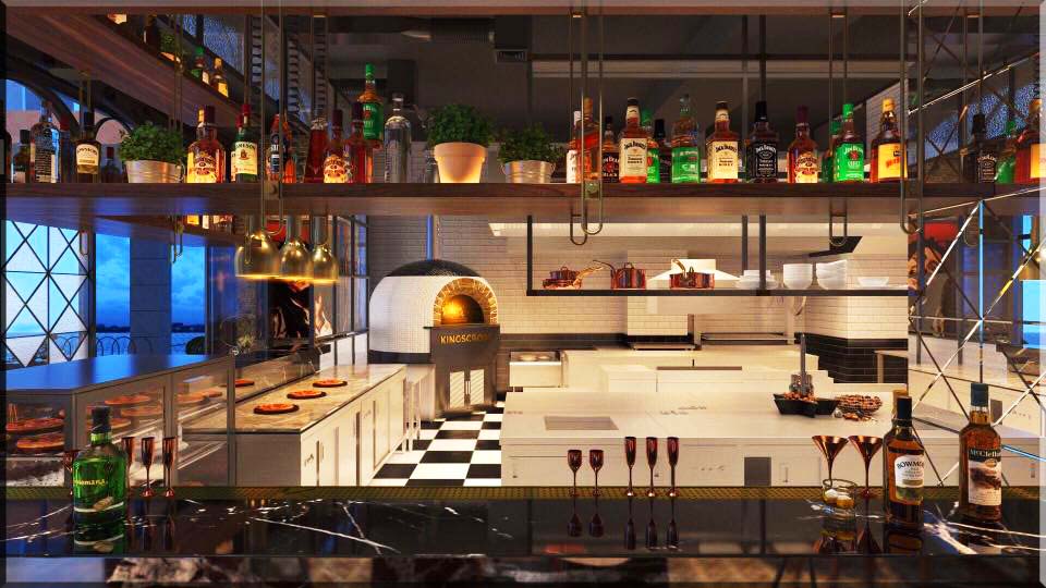 Thiết kế nhà hàng rượu vang Kingscross Phú Mỹ Hưng