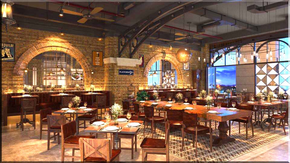 Thiết kế nhà hàng rượu vang Kingscross Phú Mỹ Hưng