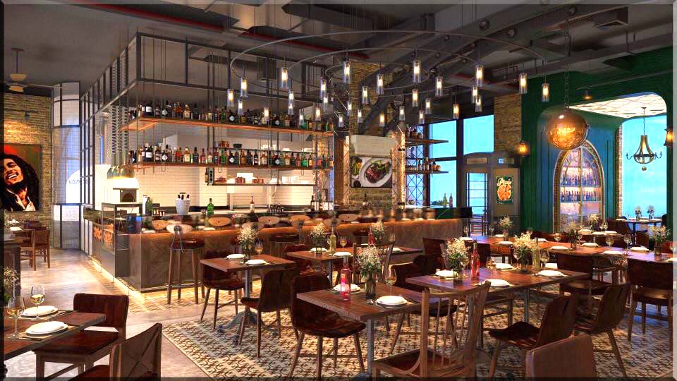 Thiết kế nhà hàng rượu vang Kingscross Phú Mỹ Hưng