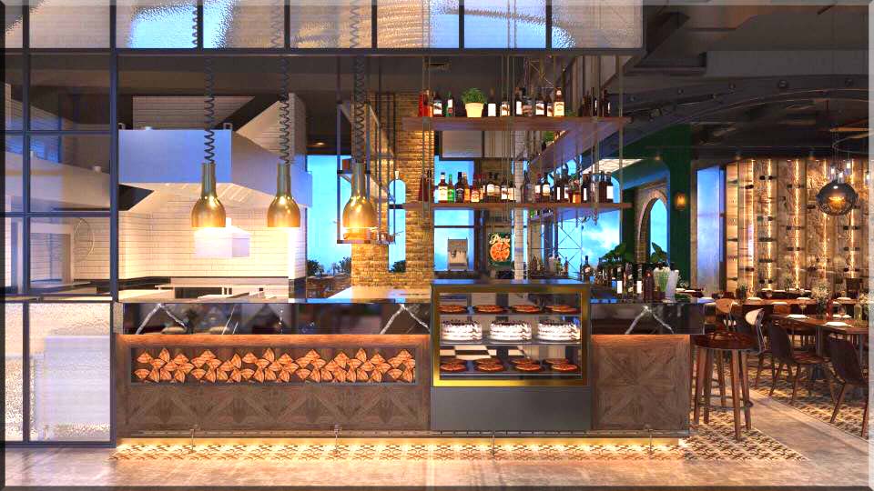 Thiết kế nhà hàng rượu vang Kingscross Phú Mỹ Hưng