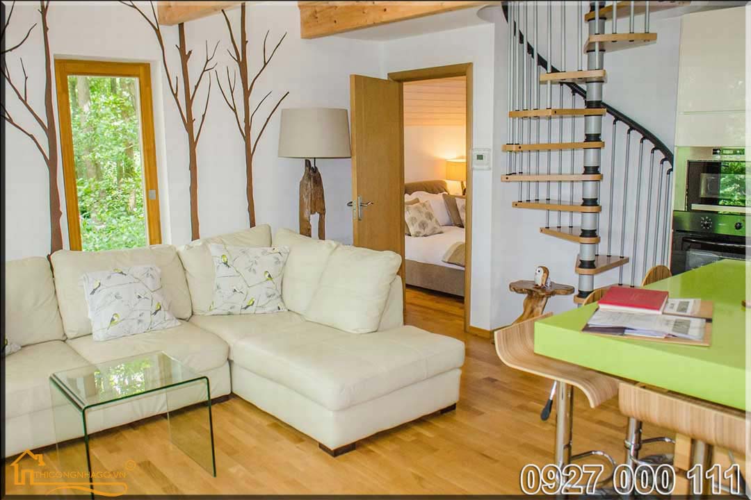 Mẫu nhà gỗ lắp ghép hiện đại