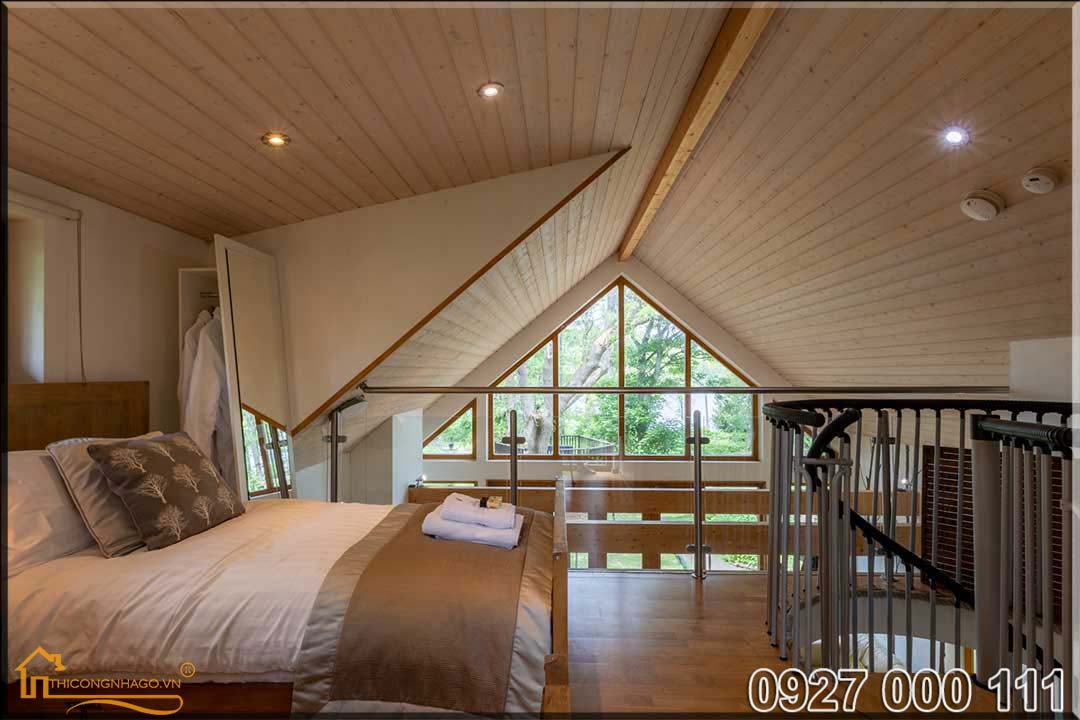 Mẫu nhà gỗ lắp ghép hiện đại