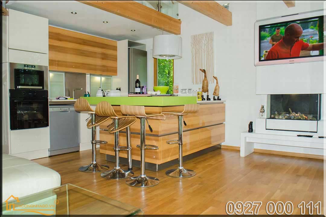 Mẫu nhà gỗ lắp ghép hiện đại