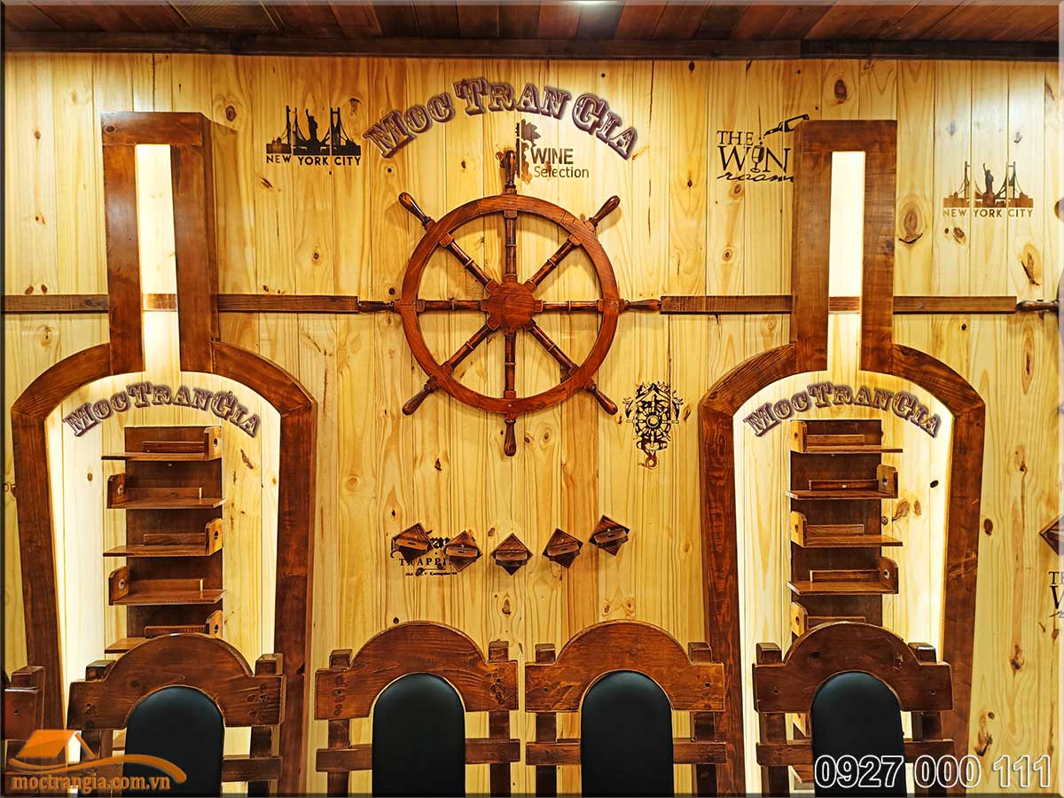 Thi công hầm rượu Galaxy nhà hàng Light Star