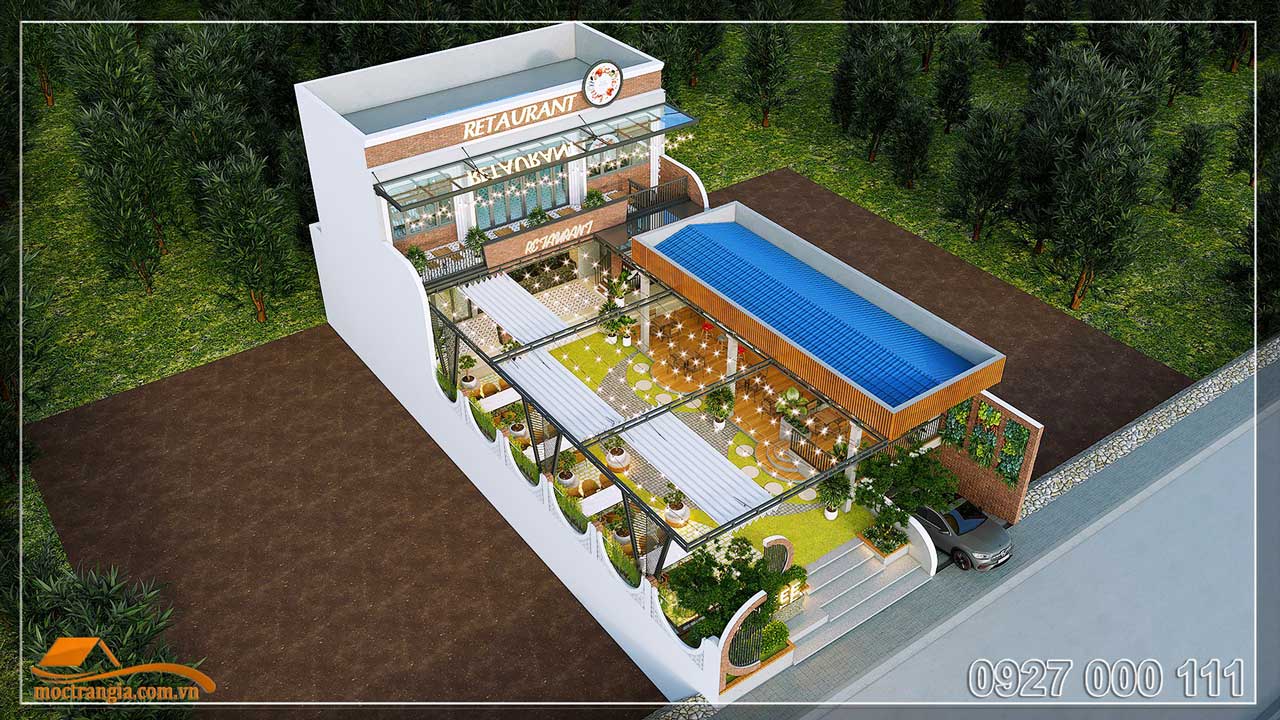 Hình ảnh thiết kế Nhà hàng hải sản Hưng Hà