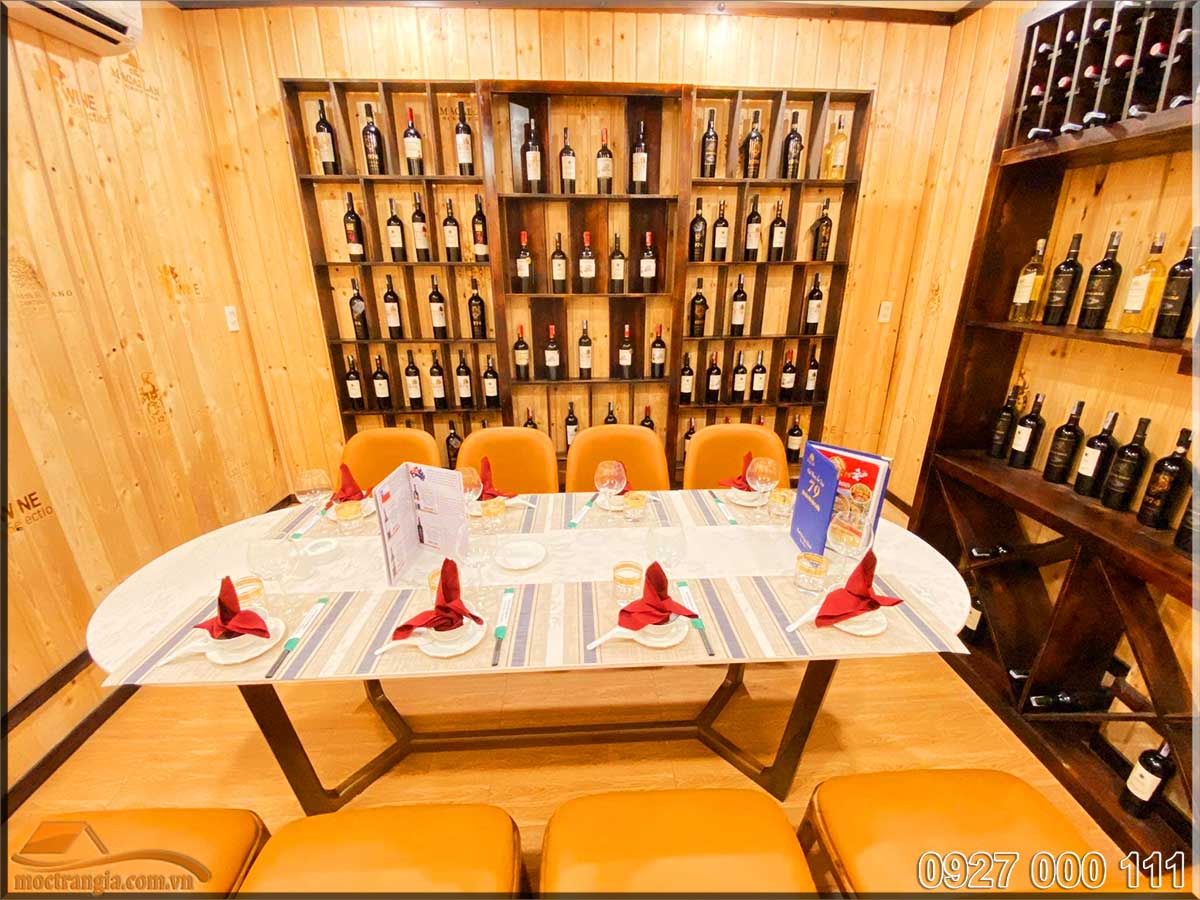 Phòng VIP phong cách hầm rượu nhà hàng ẩm thực 286 58 Phòng VIP nhà hàng ẩm thực 286