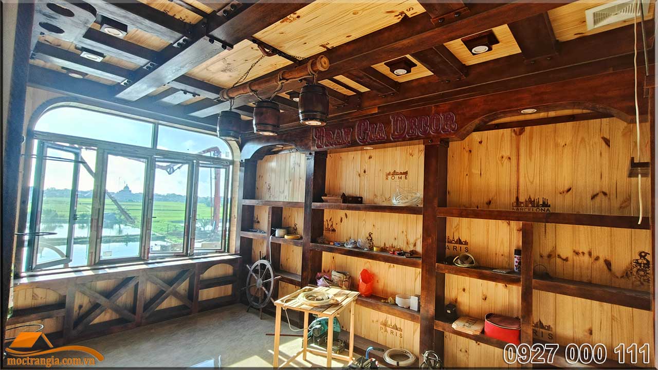 Thi công hầm rượu nhà hàng Hưng Hà