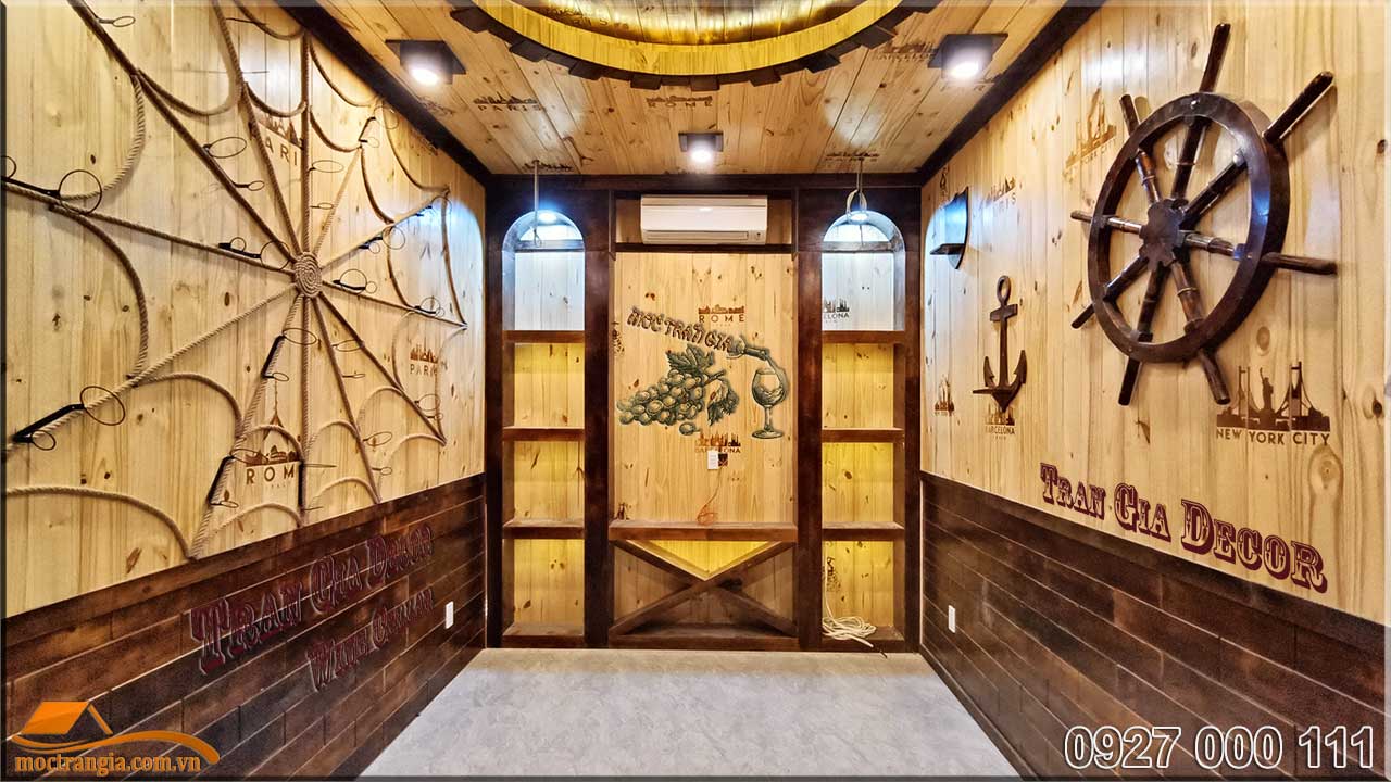 Thi công hầm rượu nhà hàng Hưng Hà