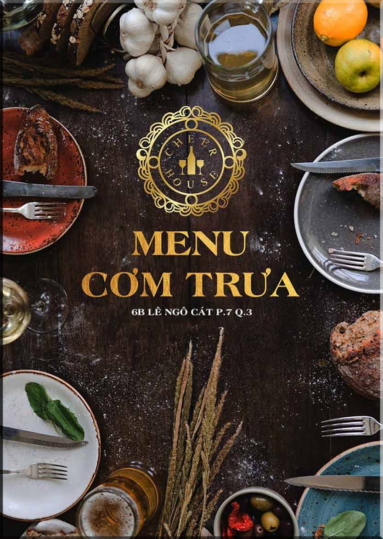 Cheer House Restaurant Menu