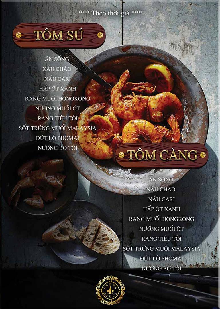 Cheer House Restaurant Menu