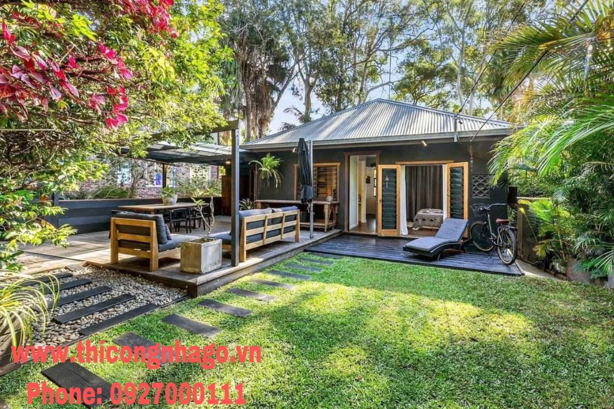 Top 4 mẫu nhà bungalow đẹp giá rẻ nhất hiện nay 4