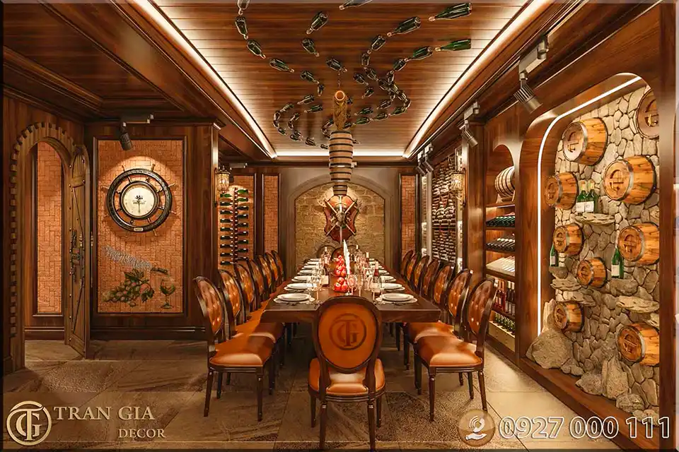 Tạo ra sự sang trọng và đẳng cấp: Thiết kế phòng VIP nhà hàng bởi Trần Gia Decor 3 Thiết kế phòng VIP nhà hàng sang trọng view 3