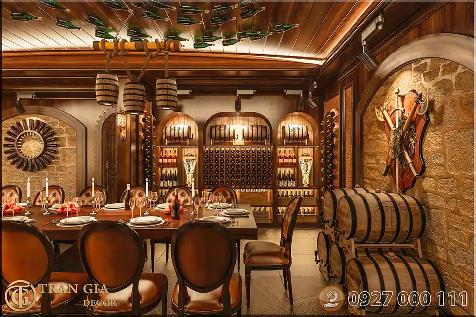 Tạo ra sự sang trọng và đẳng cấp: Thiết kế phòng VIP nhà hàng bởi Trần Gia Decor 2 Thiết kế phòng VIP nhà hàng sang trọng view 4