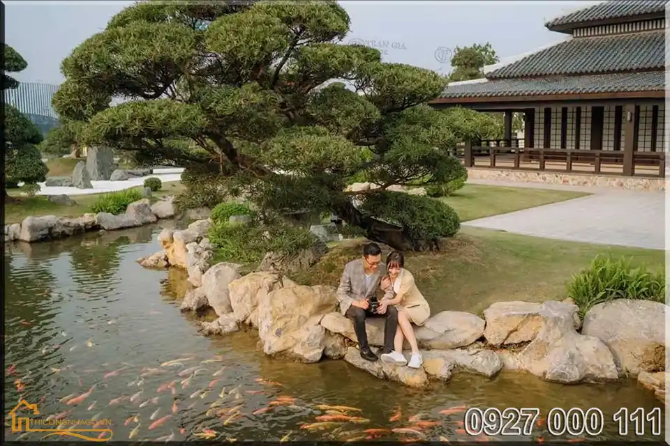 Mẫu nhà gỗ sân vườn Nhật Bản