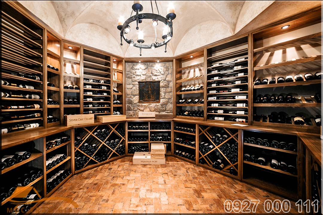 Mẫu hầm rượu đẹp: Không gian sang trọng cho người sành rượu 1