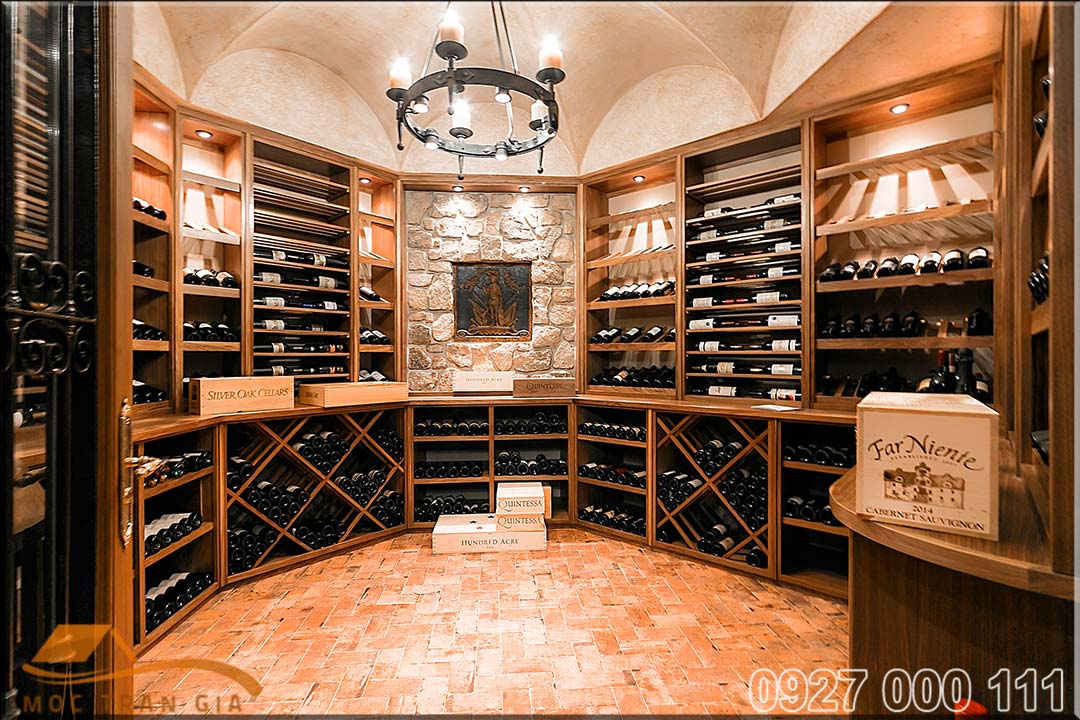 Mẫu hầm rượu đẹp: Không gian sang trọng cho người sành rượu 2