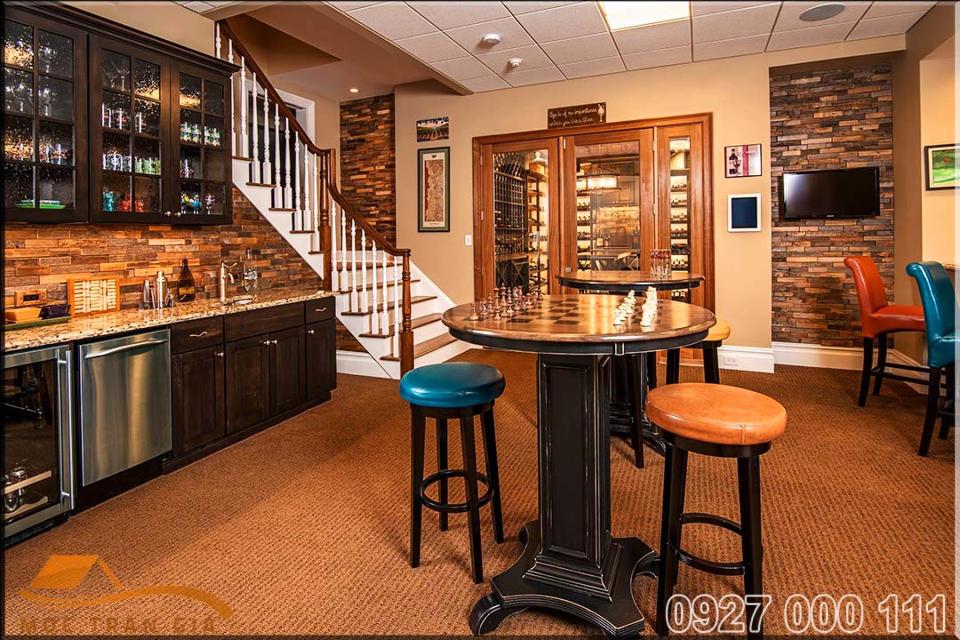 Mẫu hầm rượu đẹp trong nhà bếp